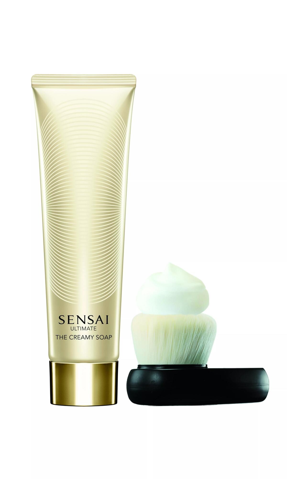 Gesichtsreinigung Sensai Ultimate Creamy Soap + Brush 125ml kaufen